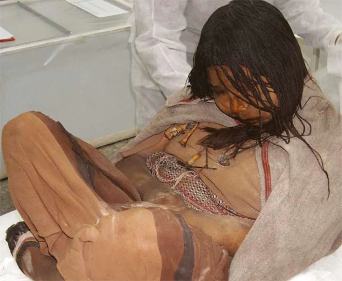 The Llullaillaco child mummies at the Salta museum