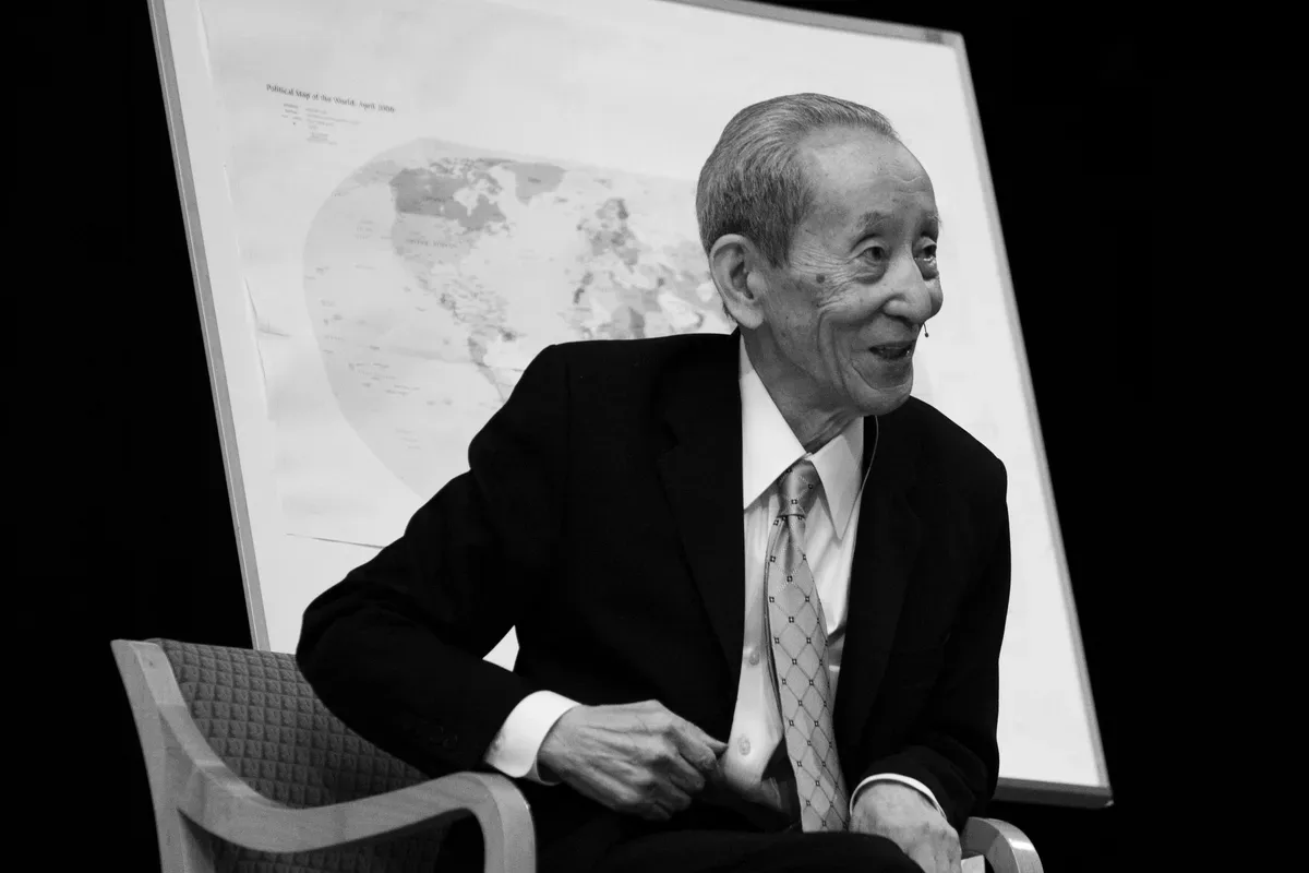 Michio Kushi, the Japanese founder of macrobiotics in America, photographed in 2007